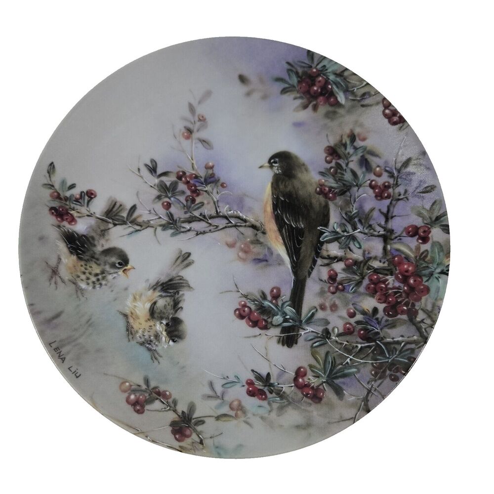 Vintage Lena Liu Delicate Accord Collection‎ Plate 1991 8.5 Inches